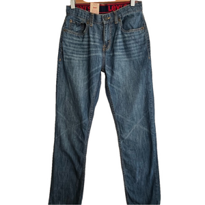 NWT  514™ Slim Fit Brushed Sueded Pants Big Boys 14 Adjustable Waistband Jeans